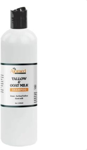 Beef Tallow & Goat Milk Shampoo and Conditioner Set - Handmade Hair Care for Thinning Relief, Sea Moss Shampoo and Conditioner, Thickening Formula for Hair Regrowth & Str (Shampoo & Conditioner 12 Oz) in Saudi Arabia