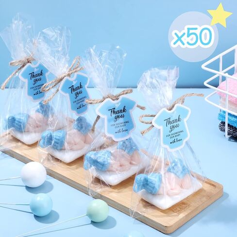 24 Packs Baby Shower Soap Favors Baby Shower Favors Handmade Sleeping Baby Gift Soap Baby Shower Scented Soap Favors with Gift Tags for Guests Girl Boy Baby Shower Favors Decor (Classic Blue) in Kuwait