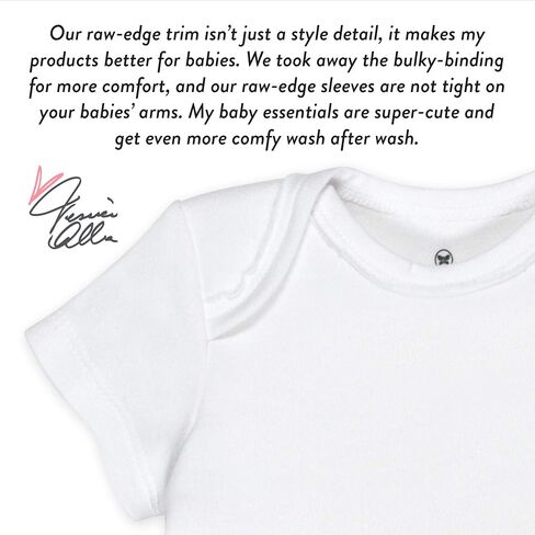 HonestBaby 10-Pack Long Sleeve Bodysuits One-piece 100% Organic Cotton for Infant Baby Boys, Girls, Unisex in Kuwait