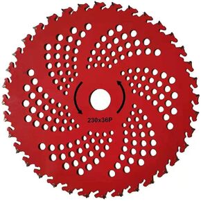 2-Pack 9" 36 Teeth Carbide Tipped Blades for Brush Cutter, Trimmer, Weed Eater