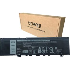 F62G0 Laptop Battery Compatible with Dell Inspiron 5370 7370 7373 7380 7386 Vostro 5370 Series F62GO RPJC3 0RPJC3 39DY5 039DY5 TXWRR 0TXWRR YM5H6 0YM5H6 0DHM0J 11.4V 38Wh 3166mAh 3-Cell