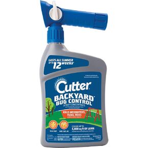 Cutter Backyard Bug Control Spray Concentrate, Mosquito Repellent, Kills Mosquitoes, Fleas & Listed Ants, 32 fl Ounce
