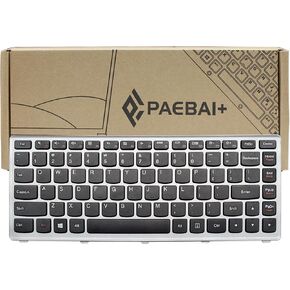Replacement Laptop Keyboard Compatible with Lenovo IdeaPad Z400 Z400A P400 US Layout Black