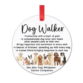 Dog Groomer Gifts - Christmas Gift 2024 - Best Dog Groomer - Thank You Appreciation Ornament - Christmas Gift for Dog Groomer - Retirement Gift - Grooming Salon Gift - Stocking Stuffer for Groomer