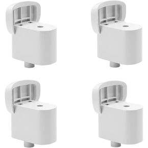 WB06X10943 دعم مقبض الميكروويف (4 عبوات) يناسب نطاقات فرن الميكروويف GE رقم الجزء البديل AP5790057 PS8753758 in Kuwait