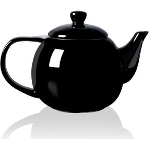 Sweejar Porcelain Teapot with Removable Stainless Steel Infuser,Microwave & Dishwasher Safe Tea Pots for Loose Tea,Tea Infuser Pots for Chrismas Women Gift (30oz Jade)