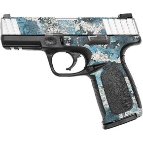 MightySkins Glossy Glitter Skin Compatible with Smith & Wesson SD VE Series - Rift | Protective, Durable High-Gloss Glitter Finish | Easy to Apply, Remove, and Change Styles | Made in The USA