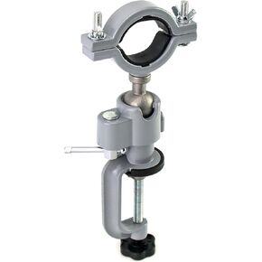 QWORK 3" Universal Tabletop Clamp Vice Tilts Rotate 360°, Portable Work Bench Vise for Drilling, Woodworking,Jewelry Making, Mental working