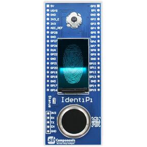 IdentiPi - Fingerprint Reader Sensor Fingerprint HAT for Pico, 2D Capacitive Raspberry Pi Pico Fingerprint Sensor Expansion HAT for Raspberry Pi Pico & Pico W Fingerprint Reader for Arduino