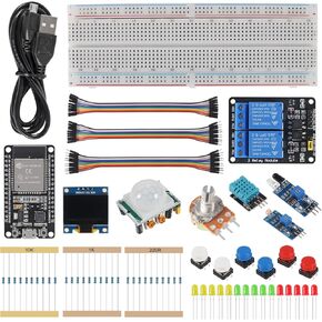 AITRIP ESP32 ESP-32S ESP32S ESP32 ESP-WROOM-32 Development Board WiFi Basic Starter Kit Compatible with Arduino IDE