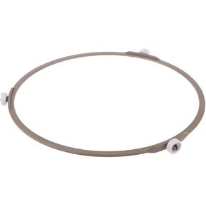 Brown Large Microwave Turntable Ring Microwave Oven Rotating Roller Support Ring, Microwave Glass Plate Tray Wheel Ring Turntables Microwave Oven Parts and Accessories Home and Kitchen