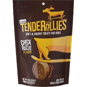 Fromm Tenderollies Chick-a-Rollie Dog Treats - Premium Soft & Savory Dog Treats - Chicken Recipe - 8 oz