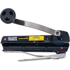 Klein Tools 53725 Armored and BX Cable Cutter, Cuts Up to 3/8 Inch Armored Cable-BX-AC-MC-MCAP-Greenfield, With Storage and Extra Blades