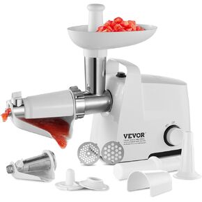 VEVOR Electric Tomato Strainer, 700W Tomato Sauce Maker Machine, 5.5 LBS/Min Food Strainer and Sauce Maker, Pure Copper Motor Food Mill with Reverse Function for Tomato Strawberry Blueberry Sauce