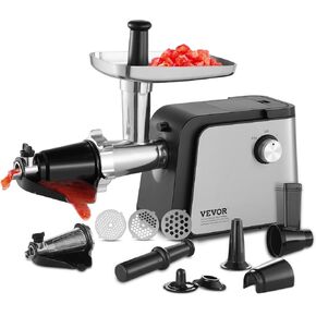 VEVOR Electric Tomato Strainer, 700W Tomato Sauce Maker Machine, 5.5 LBS/Min Food Strainer and Sauce Maker, Pure Copper Motor Food Mill with Reverse Function for Tomato Strawberry Blueberry Sauce
