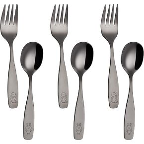 طقم أدوات المائدة الآمنة للأطفال من أنوفا كيدز WF850-S6FS (WF850-S6FS)