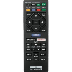 RMT-VB201U Replacement Remote Control fit for Sony Blu-ray Player UBP-X700 BDP-BX370 BDP-S3700 BDP-S1700 UBPX700 BDPBX370 BDPS3700 BDPS1700