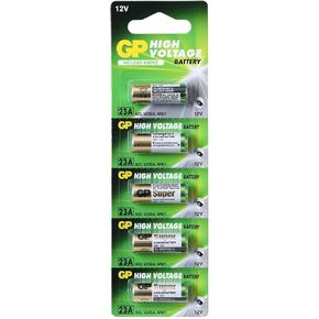GP Super 23A 12V High Voltage Alkaline Battery (Pack of 5)