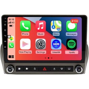 QLED Screen 8-Core Radio for Chevy Chevrolet Camaro Upgrade 2010 2011 2012 2013 2014 2015,CarPlay Android Auto Ready,Steering Wheel Control,Free Back Camera
