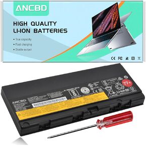 77+ 77++ 01AV477 Laptop Battery Compatible with Lenovo ThinkPad P50 P51 P52 Series 01AV495 01AV496 SB10K97634 SB10K97635 SB10H45075 SB10H45076 SB10H45077 SB10H45078 00NY493 00NY492 11.25V/90Wh