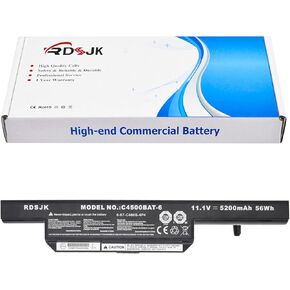 C4500BAT-6 6-87-C480S-4P43 Laptop Battery for CLEVO B4100M B4105 B5100M B5130M B7110 S450 C4500 C4501 C4505 C480S C5105 C5505 W150 W170ER W170HN W250ES B7130 Sager NP2240 NP2252 NP3260 NP5165 NP6175