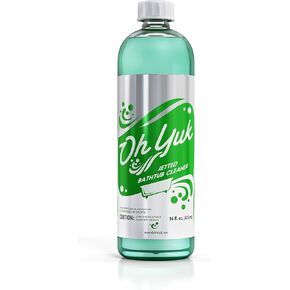 Oh Yuk Jetted Tub Cleaner for Jet Tubs, Bathtubs, Whirlpools, The Most Effective Jetted Tub Cleaner, Septic Safe, 32 Cleanings per Bottle - 1 Gallon