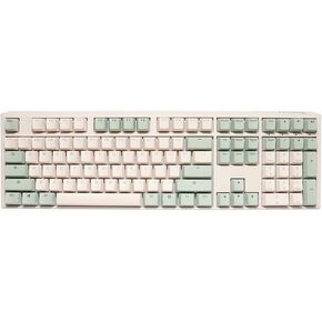 Ducky One 3 Matcha 100% Mechanical Keyboard: Quack Mechanics Dampening, Hot-Swappable Cherry MX Red Switches, High-Density PBT Tripleshot Keycaps, no RGB, US