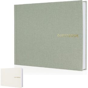 ZICOTO Beautiful Wedding Guest Book for Your Wedding Reception - Simply Elegant Guestbook to Sign in - The Perfect Wedding Or Baby Shower Guest Book and Addition to Your Big Day in Saudi Arabia