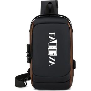 Sling Bag | Waterproof Crossbody Back with USB Charging Port - Antitheft Crossbody Sling Backpack for Men- Chest Bag for Hiking, Travel Bag for women, Daily use Sling bag (Black)
