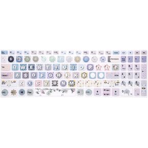 Silicone Keyboard Cover for Lenovo 2023 ideaPad Flex 5 15.6",Yoga 7 7i 15.6 16,Yoga Slim 7 15.6, IdeaPad Slim 7 15.6, ideaPad 3i 15,Ideapad 3,5 15.6" 17.3",ThinkBook 15 15p G2-G4(Painting Sailboat)
