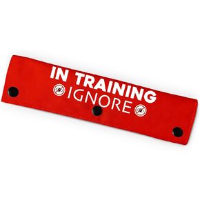 in Training Ignore Pet Leash for Dogs, Funny Dog Leash Wrap for Pet Dog Lovers Owners Gift (Black)