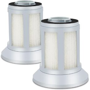 Filter Replacement Compatible with Bissell 2156, 2156A, 1665, 16652, 1665W Zing Canister Vacuum Cleaner, Replace Part 1613056, 2PCs 2156A Filter + 4 Post Motor