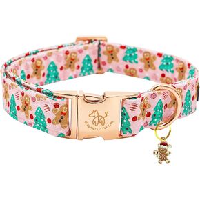 طوق كلب أنيق ذو ذيل صغير لعيد الشكر، طوق كلب أليف بطبعة ديك رومي، أطواق قطنية ناعمة للكلاب، طوق عطلة شتوية مع مشبك معدني قابل للتعديل، طوق جرو للحيوانات الأليفة للكلاب الصغيرة جدًا in Kuwait