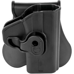 BOOMSTICK Swivel Paddle Holster, Tactical Left-Hand Quick Draw, 360° Adjustable, Fits CZ P-07 & P-09 Models, Lightweight, Black