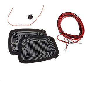 Universal Quick Warm 12V Car Side Mirror Glass Heater Heated Defogger Pad Mat