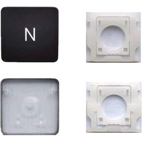 Replacement Individual N Key Cap and Hinges are Applicable for MacBook Pro/Air A2141 A2251 A2289 A2179 A2337 A2338 A2442 A2485 A2779 A2780 A2941 A2918 A2992 A2681 A2941 2019-2023 Year