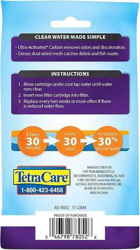Tetra Whisper Filter Cartridges, Extra Small, for Aquarium Filtration (24 Units of 4 Count Packs) in Kuwait