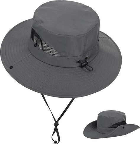 Kids-Bucket-Summer-Sun-Hat Wide-Brim Outdoor Fishing Beach UV-Protection Cap（7-14 Years in Saudi Arabia