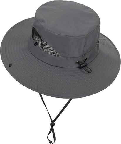 Kids-Bucket-Summer-Sun-Hat Wide-Brim Outdoor Fishing Beach UV-Protection Cap（7-14 Years in Saudi Arabia