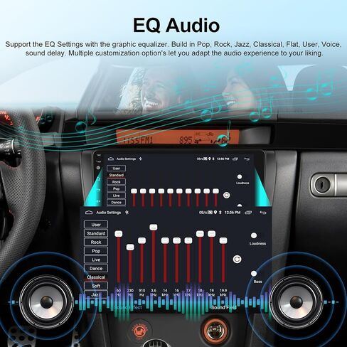[2+64 جيجابايت] ستيريو راديو السيارة Android 13 لسيارة Mazda 3 2004-2009 - شاشة لمس عالية الدقة 9 بوصة EQ Audio - Carplay اللاسلكي وAndroid Auto، WiFi، GPS، BT، Mirror Link، FM، SWC + كاميرا احتياطية AHD + Canbus + ميكروفون in Saudi Arabia
