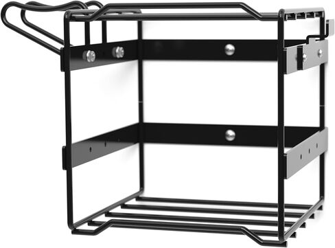 C2M Lawn Power Tool Organizer Wall Mount Rack Hanger for Leaf Blower (now compatible with EGO 530) and String Trimmer Weed Eater ***Patent Pending*** in Saudi Arabia