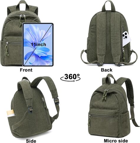 Bluboon Girls Mini Backpack Womens Small Backpack Purse Teens Cute Casual School Bookbag(Beige floral) in Saudi Arabia