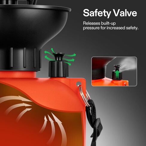 بخاخ ضغط مضخة 1.35 جالون من VIVOSUN، زجاجة رذاذ مياه مضغوطة للحديقة والحديقة مع حزام كتف قابل للتعديل، لرش النباتات وسقي الحديقة والتنظيف المنزلي in Kuwait