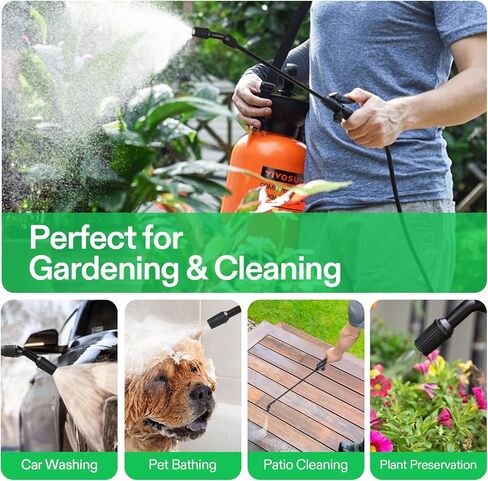 بخاخ ضغط مضخة 1.35 جالون من VIVOSUN، زجاجة رذاذ مياه مضغوطة للحديقة والحديقة مع حزام كتف قابل للتعديل، لرش النباتات وسقي الحديقة والتنظيف المنزلي in Kuwait