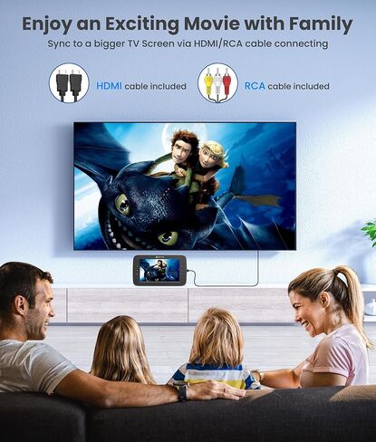 مشغل DVD للسيارة مقاس 10.5 بوصة من WONNIE بشاشة مزدوجة مع مدخل/مخرج HDMI 1080P، ومشغل DVD لمسند الرأس مع نقل إشارة عالي الدقة بالكامل، ودعامات تثبيت، ومحول تيار متردد، ودعم USB/مزامنة للتلفزيون (مشغل واحد + شاشة واحدة) in Kuwait