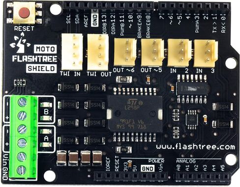 Motor Shield for Arduino Uno, Uno SMD, Mega and Leonardo in Saudi Arabia