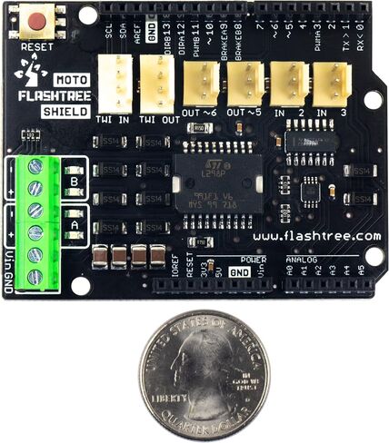 Motor Shield for Arduino Uno, Uno SMD, Mega and Leonardo in Saudi Arabia