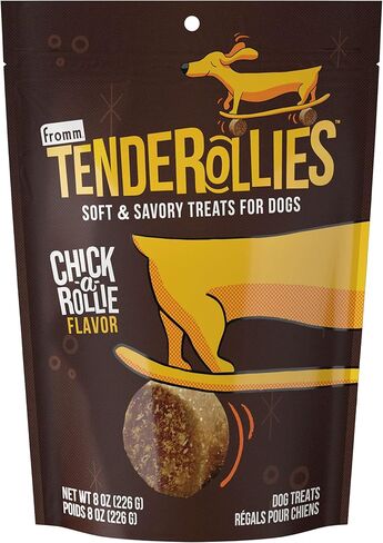 Fromm Tenderollies Chick-a-Rollie Dog Treats - Premium Soft & Savory Dog Treats - Chicken Recipe - 8 oz in Kuwait