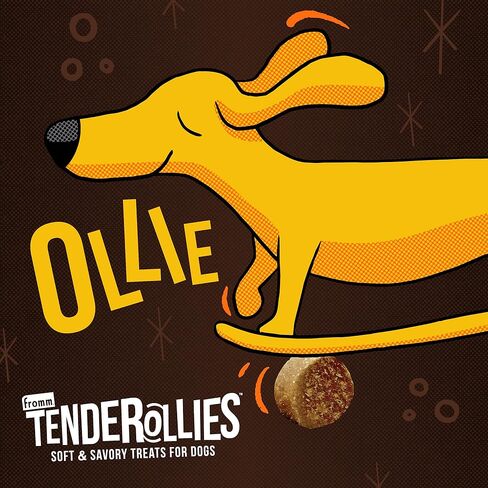 Fromm Tenderollies Chick-a-Rollie Dog Treats - Premium Soft & Savory Dog Treats - Chicken Recipe - 8 oz in Kuwait
