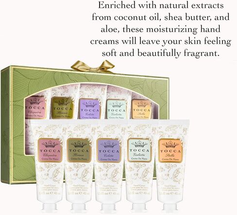 Tocca Crema de Mano Luxe, Liliana Hand Cream, 4 oz - Neroli, Watery Peach, Muguet - Moisturizing, Quick Absorbing in Saudi Arabia